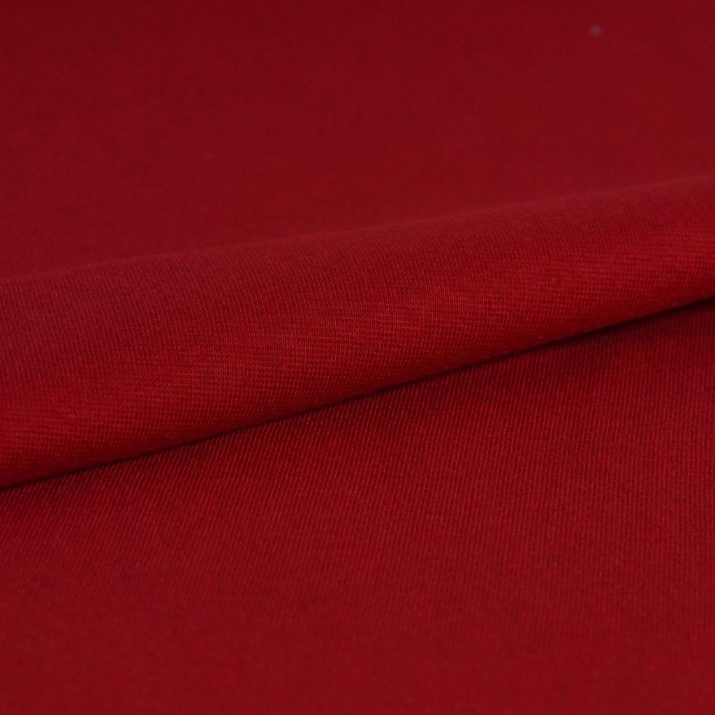 Bündchenware kirschrot – Bio